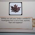 Inside of Thanksgiving card 2017
