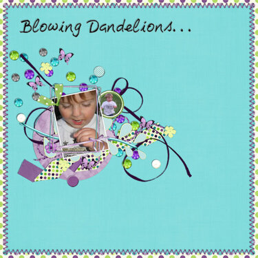 blowing dandelions