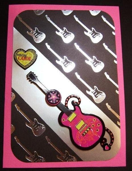Pink Way Cool Guitars for Birthday Gril