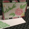 Front rose W fold card