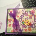 Front of W fold card
