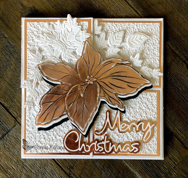 Lisa Horton - Bold Poinsettia Bloom, Foliage Elements, Summer Shower, Festive Holiday Sentiments