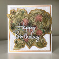 Lisa Horton - Happy Birthday Floral Heart