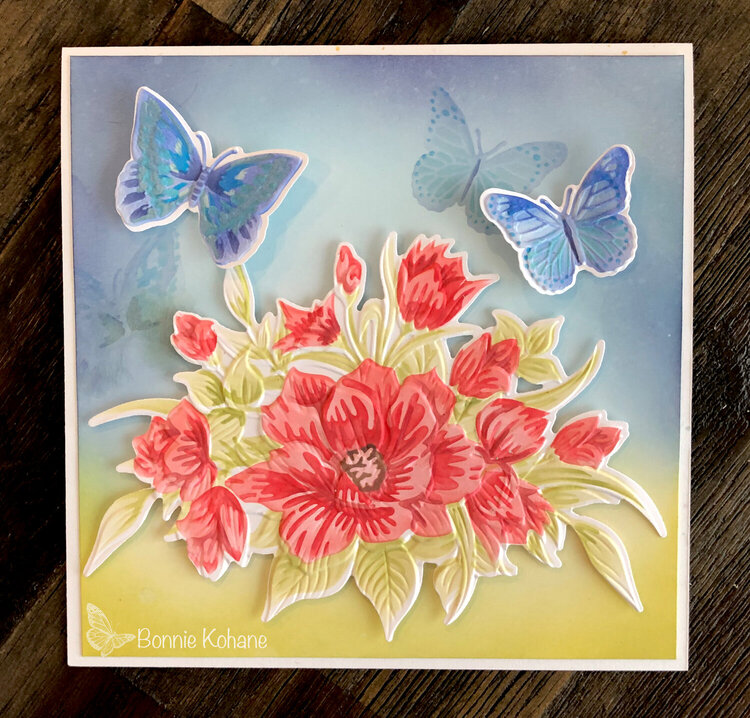 Lisa Horton - 3D Embossing Folders - WildFlowers, Butterflies