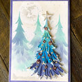 Sizzix Tim Holtz -  Trim a Tree, Stampers Anonymous - Moon Mask