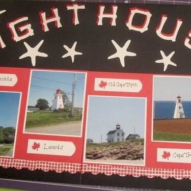 some of the lighthouses in Prince Edward Island