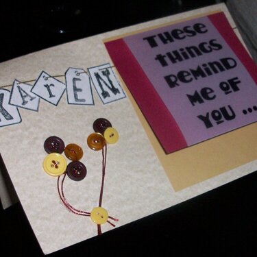 These Things Remind me of You