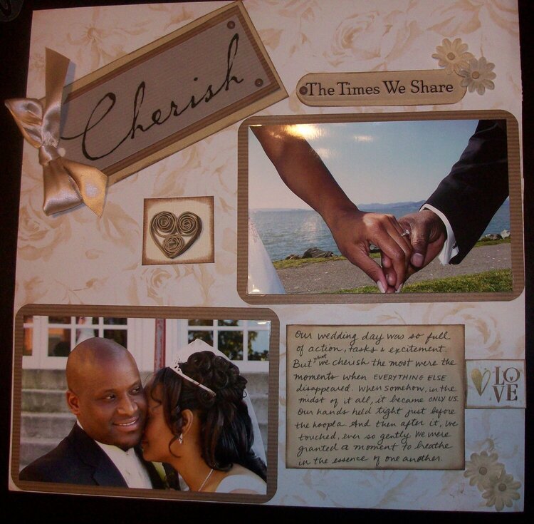 Cherish The Times We Share (Wedding Album)