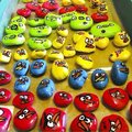 angry Birds Painted Rocks