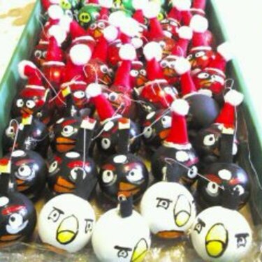 Angry Birds ornaments