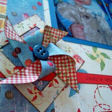 Close-Up of Pinwheel from &quot;Puppy Love&quot; LO
