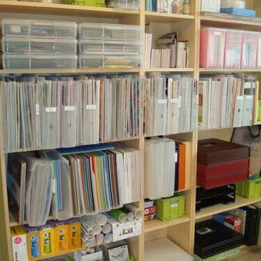 Bookcases with Cropper Hopper Paper Files