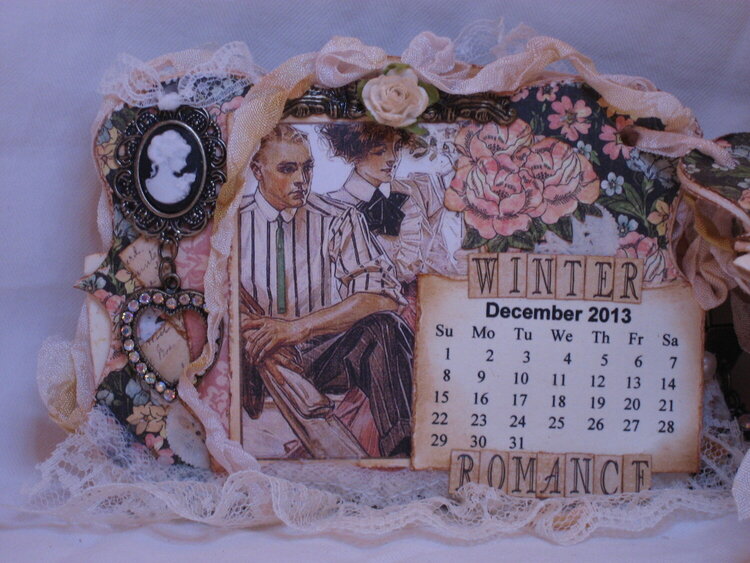 Martica&#039;s Ladies Diary SS Swap Mini Calendar - December