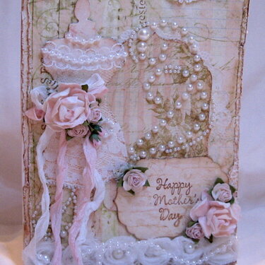 Shabby Vintage Chic Mother&#039;s Day Card