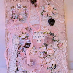 Shabby Chic Pink Mother's Day Card