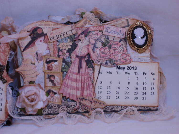 Martica&#039;s Ladies Diary SS Swap Mini Calendar - May