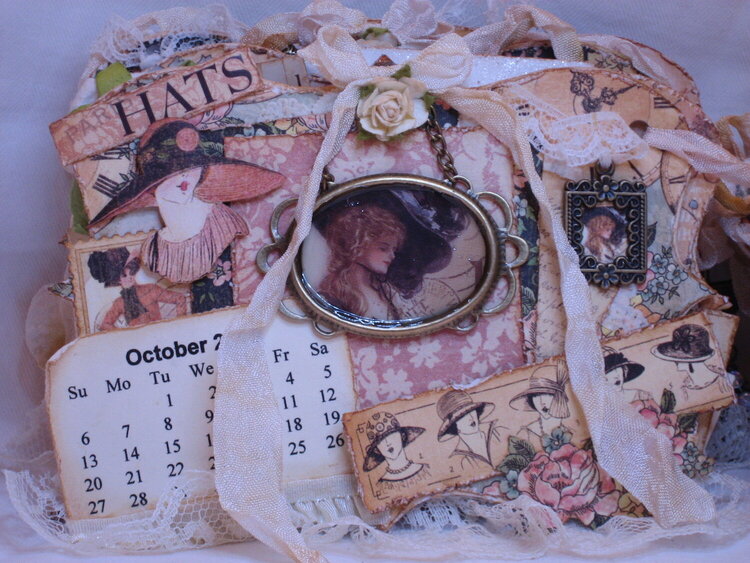 Martica&#039;s Ladies Diary SS Swap Mini Calendar - October