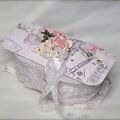 Shabby Chic Lace Spool Holder