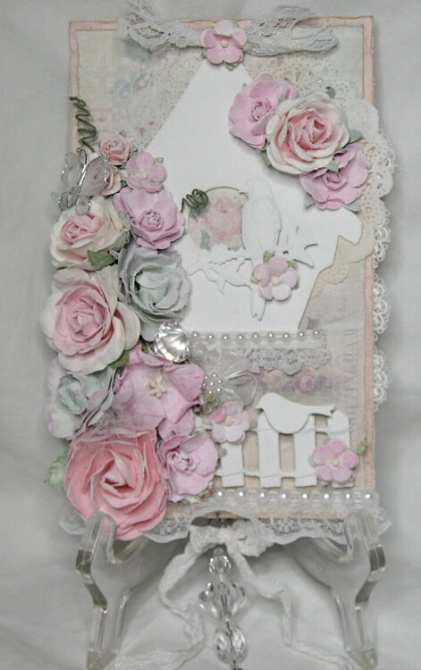 Shabby Chic Bird Tag #3 for Martica&#039;s Swap