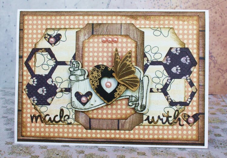 Made with Love *Authentique &amp; Sizzix*