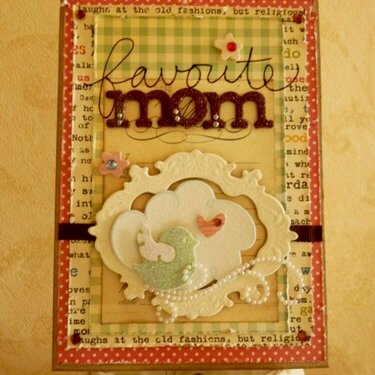 Favourite Mom card