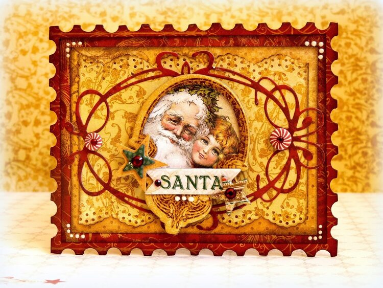 Santa *Bo Bunny and Cards&amp;Scrap*