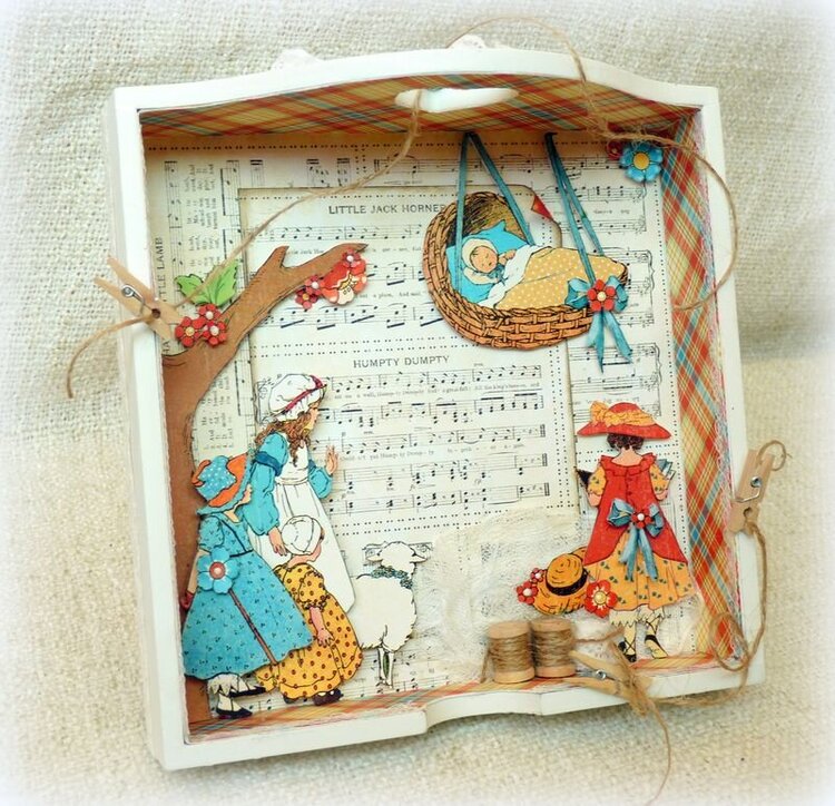 Mother Goose altered tray *Graphic 45*