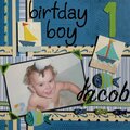 Jacob's 1st birthday