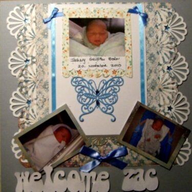 Welcome Baby Zac