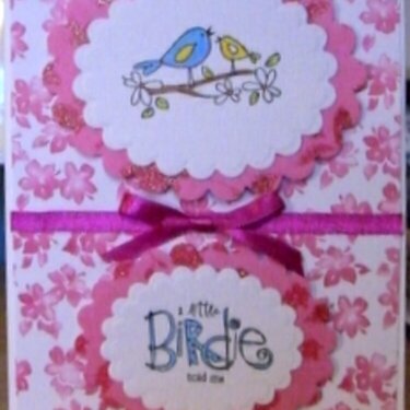 Little birdie card.
