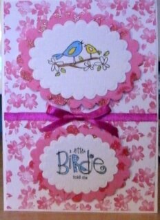 Little birdie card.