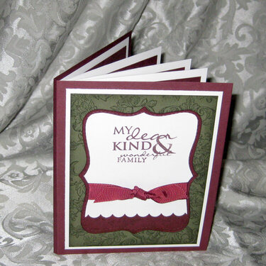 Top note album scrapbook