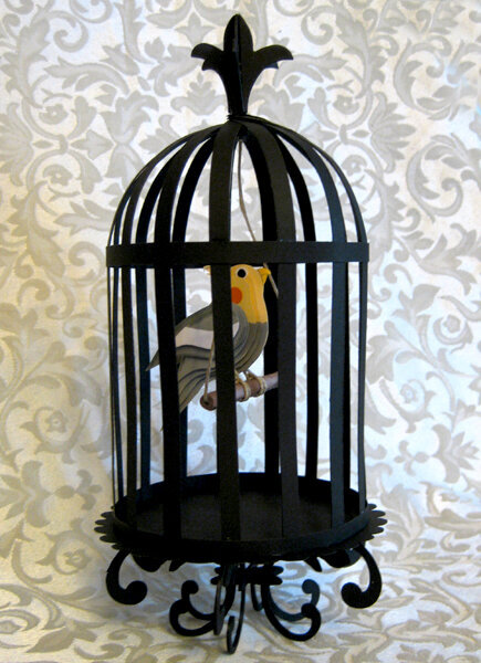 3-D Bird in a Cage