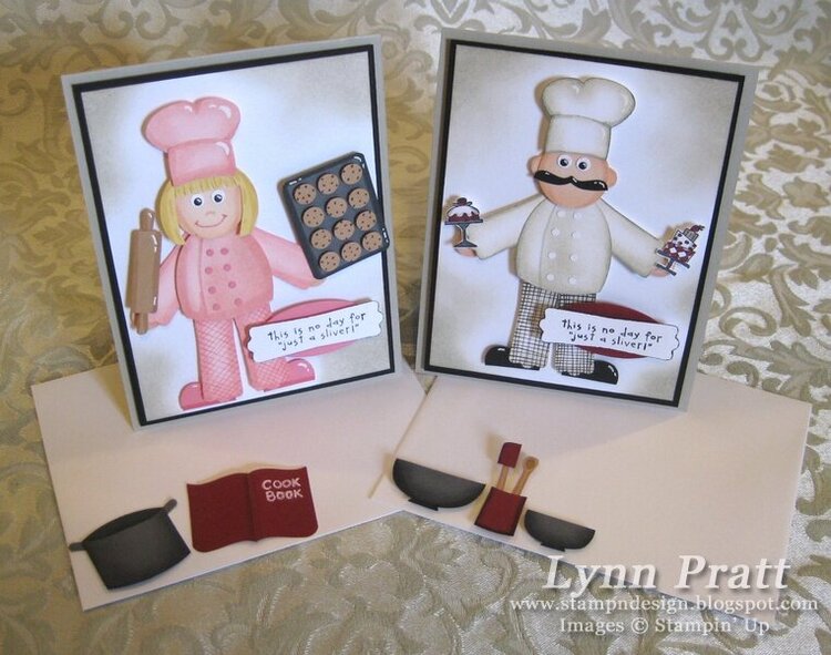 Chef/Kitchen Pop-Out Cards
