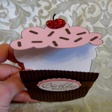 cupcake treat card