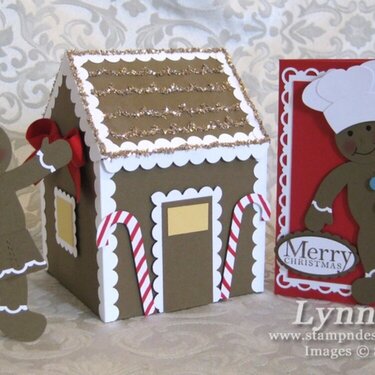 Gingerbread House Box & Card