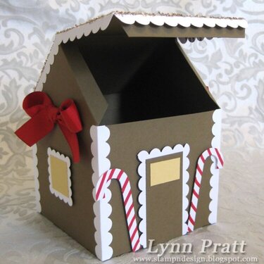 Gingerbread House Box &amp; Card