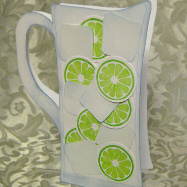 Limeade Pitcher- FREE TEMPLATE