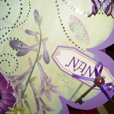 nanna&#039;s birthday card