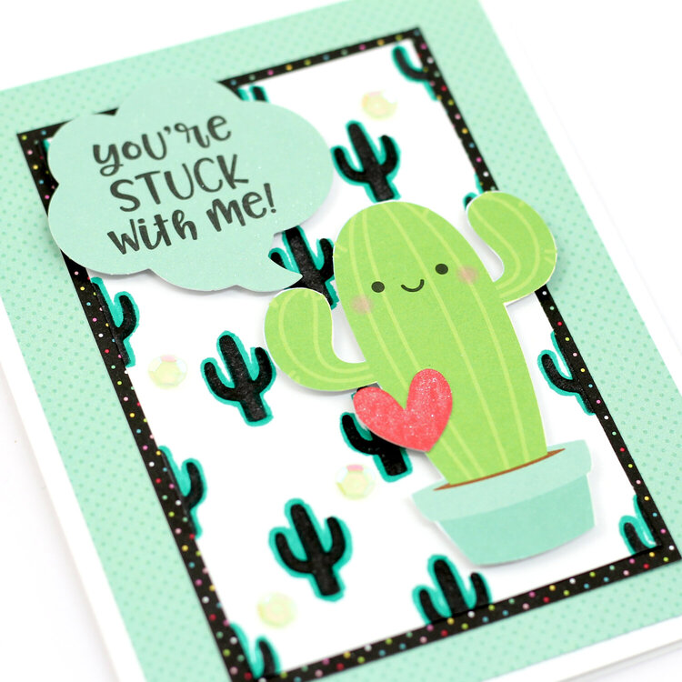 you&#039;re stuck with me card