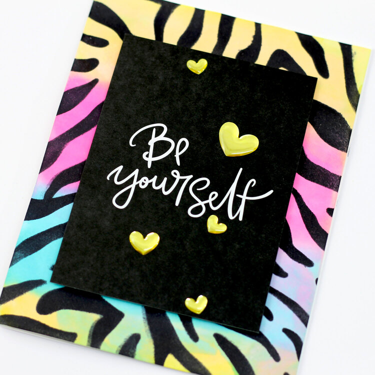 Be yourself card