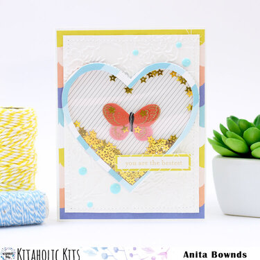 Heart shaker card