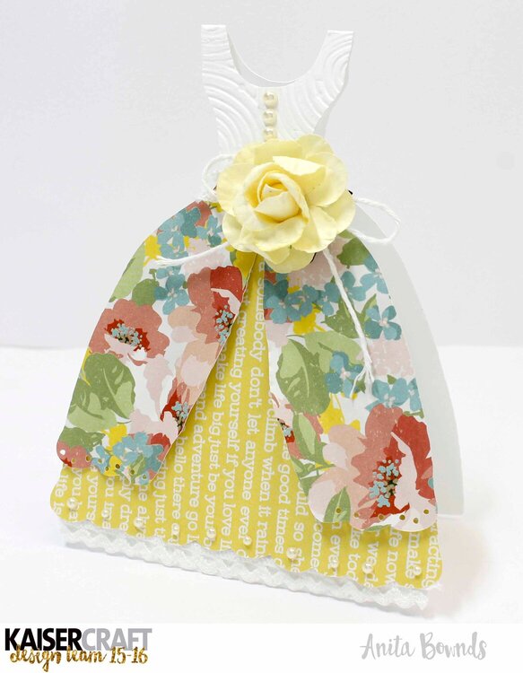 Dress card - Kaisercraft DT