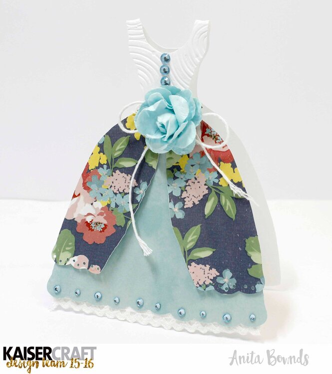 Dress card - Kaisercraft DT