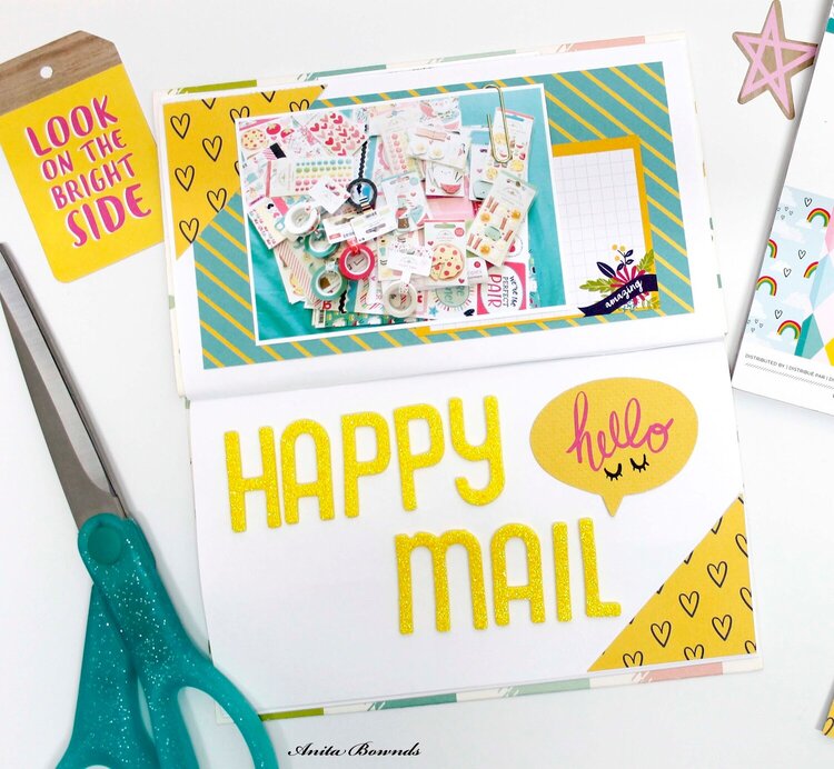 Happy mail- travelers notebook spread