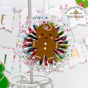Gingerbread ornament-Doodlebug Design DT