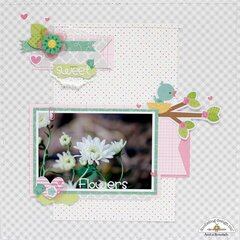 Sweet flowers - Doodlebug design DT