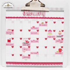 February calendar * doodlebug design DT *