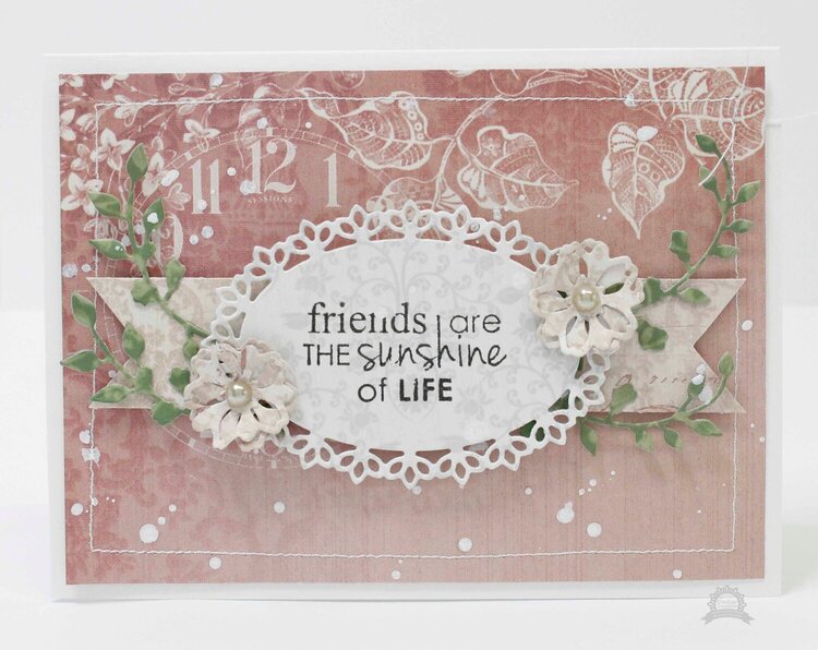 friends are the sunshine of life - Couture Creations DT