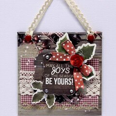 may all the joys of the season be yours mini canvas